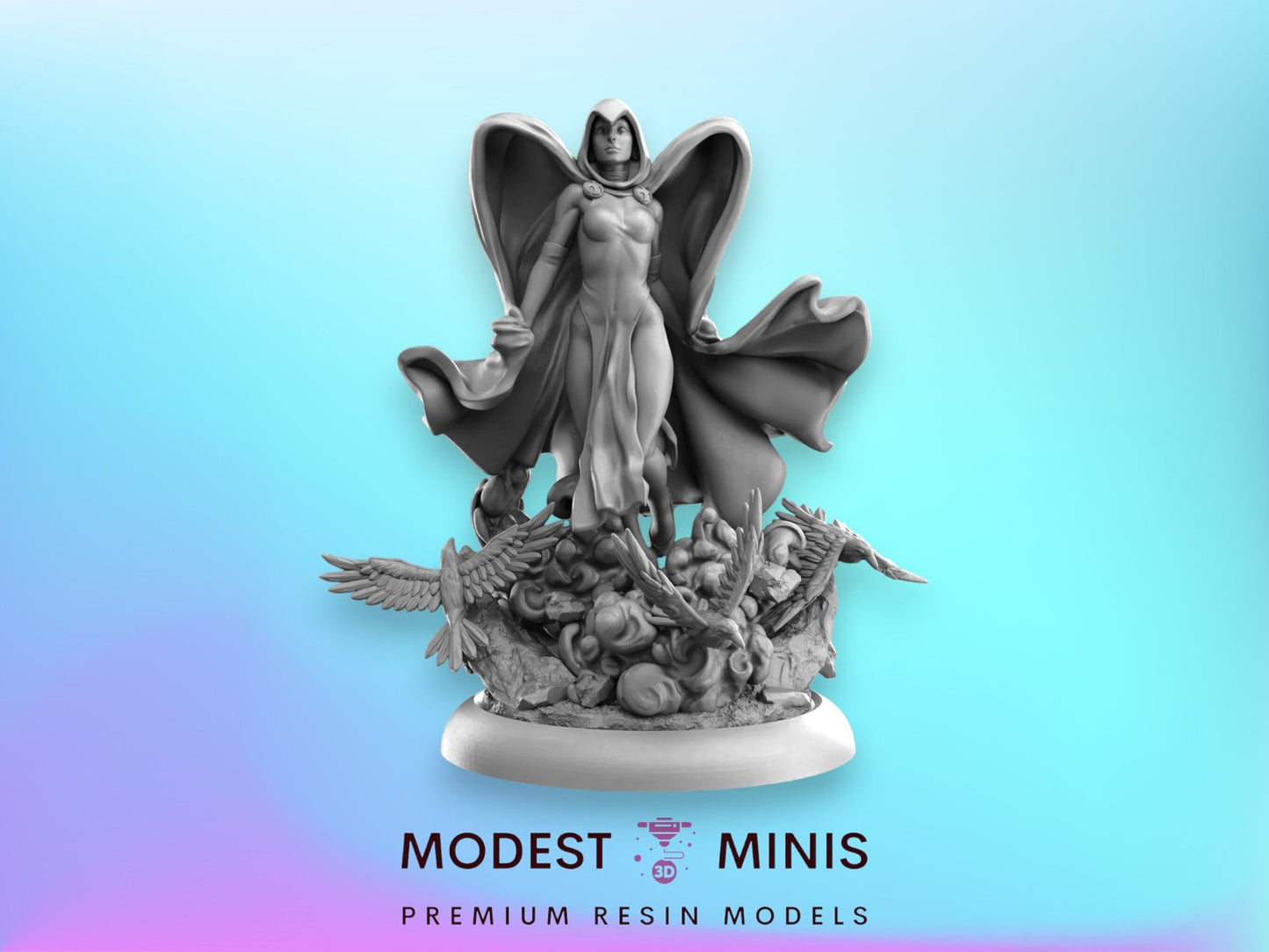 Wednesday - 32mm 35mm 40mm Resin Mini | Superhero | C27
