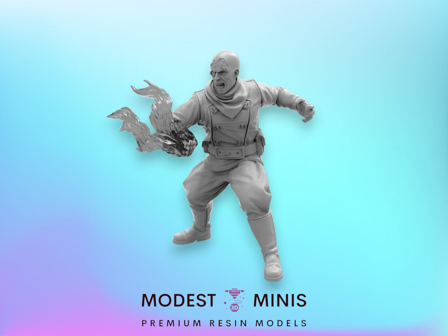 The Baron B - 40mm  Miniature | Crisis Protocol Proxy | Trident