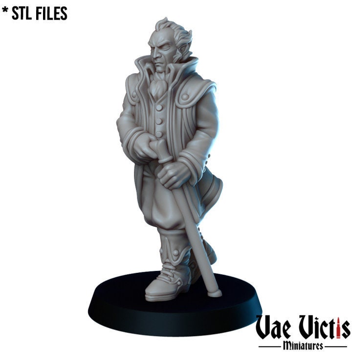 6pc Gothic Tales Vampires Set | 28mm - 75mm Scale | DnD Frostgrave Mini | Vae Victis Fantasy