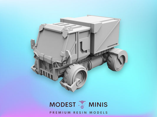 Colonial Utility Truck B - Resin 3D Print Alien Miniature | RPG | Sci fi | Cyberpunk | Role Playing | DnD | Papsikel Star Entrance