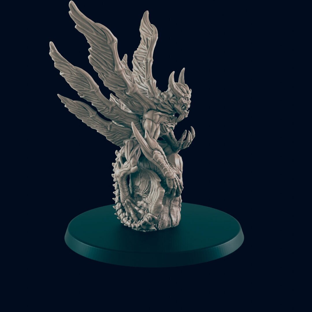 Bone Devil - 25mm - 75mm Scale | DnD | EC3D Fantasy Mini | Beasts and Baddies