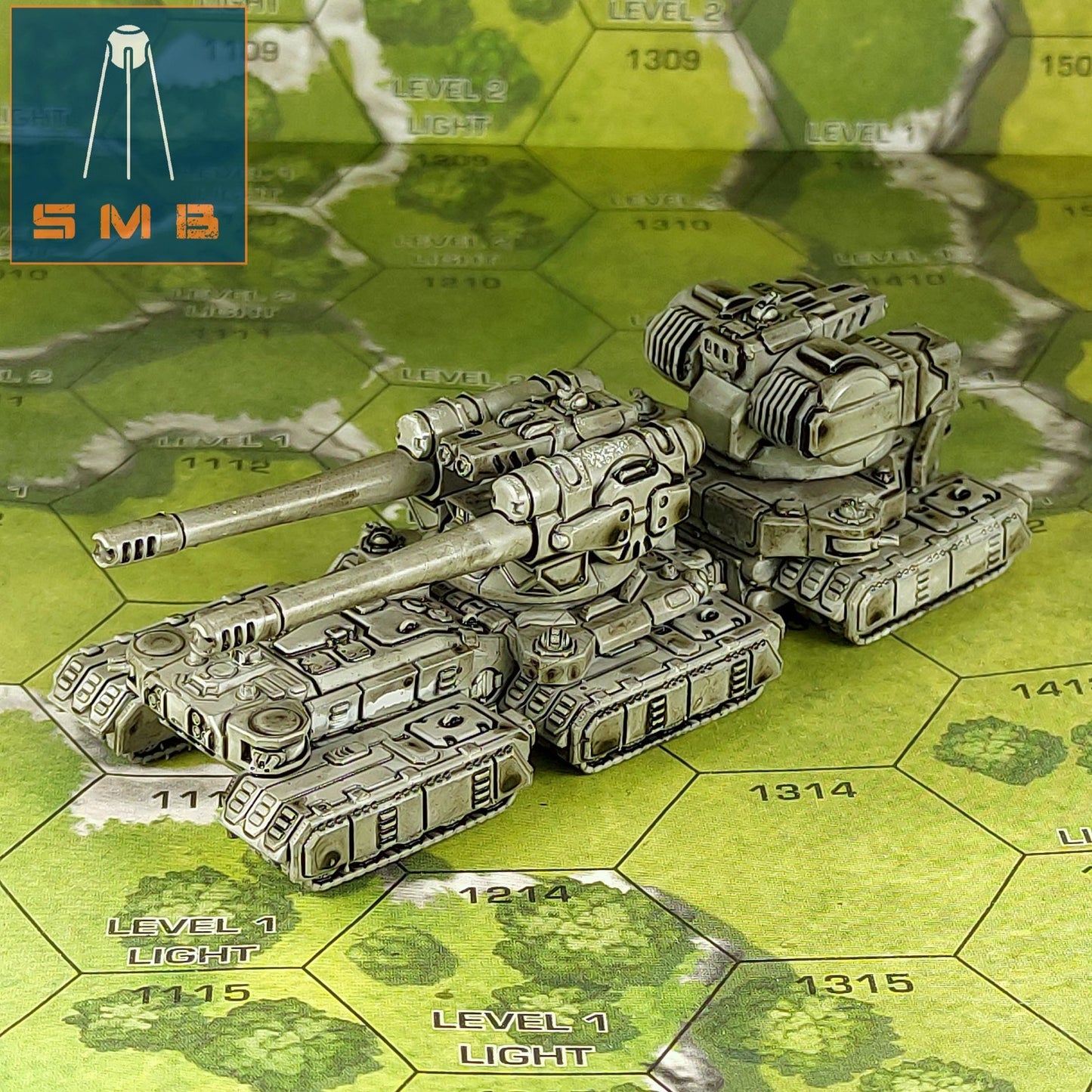 Daster Super Heavy Tank | 1:265 | 285 | 6mm Battletech Scale |