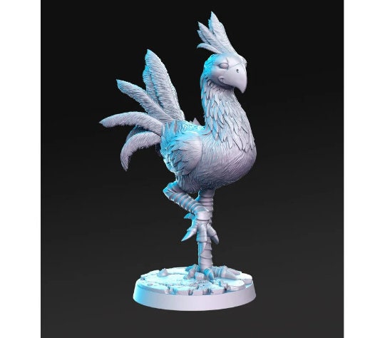 Choco Standing - 32mm Scale DnD Miniature | Dungeons and Dragons | JRPG Mini - RN Estudio
