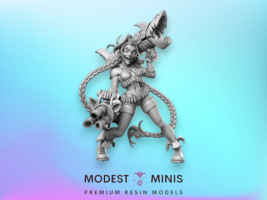 Legendary Loose Cannon - 32mm Scale DnD Miniature | Dungeons and Dragons | JRPG Mini - RN Estudio