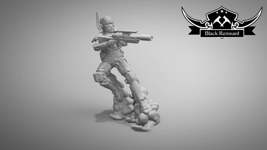 Ancient Bounty Hunter - 28mm - 40mm Scale | Star Wars Legion Mini