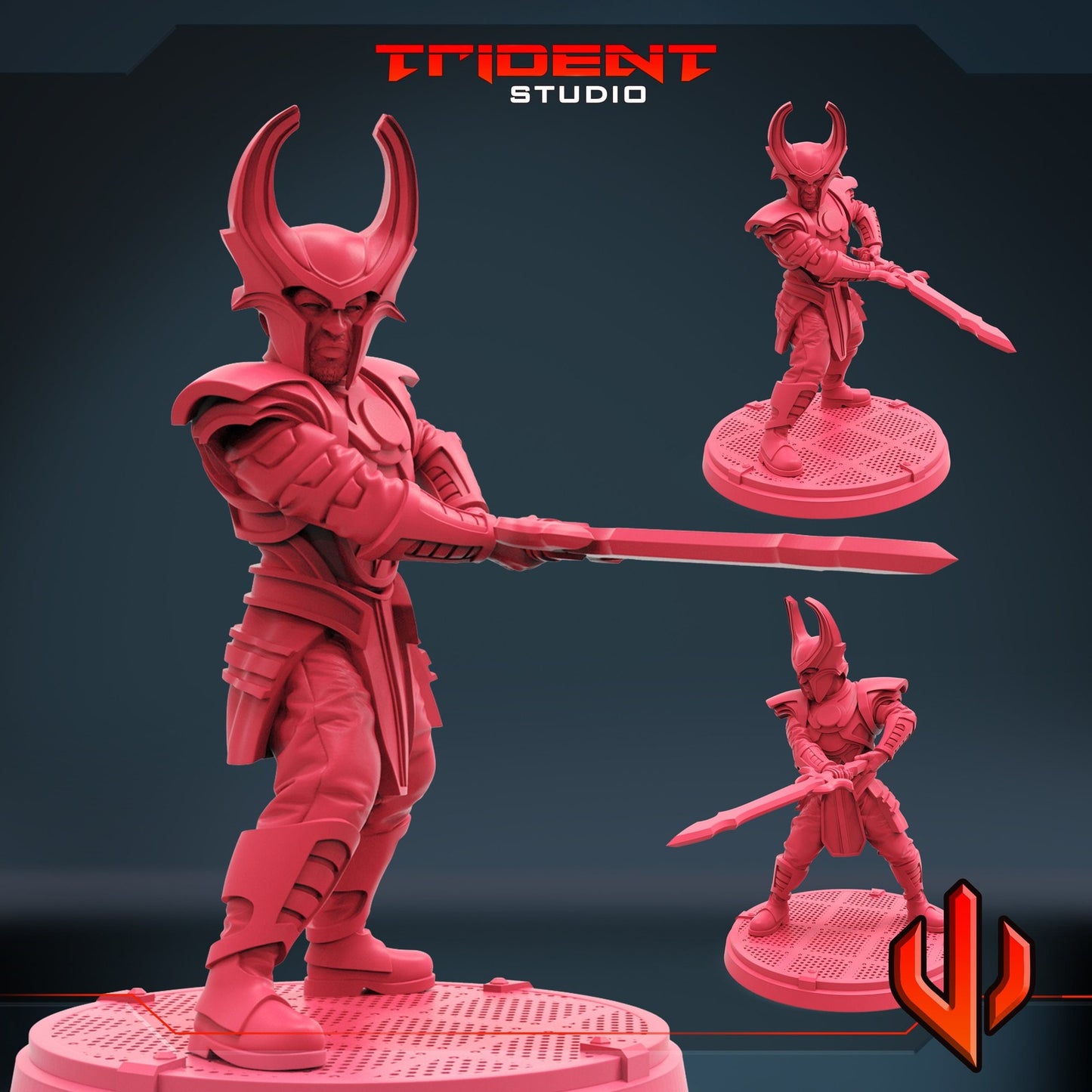 Gate Keeper B - 40mm  Miniature | Crisis Protocol Proxy | Trident
