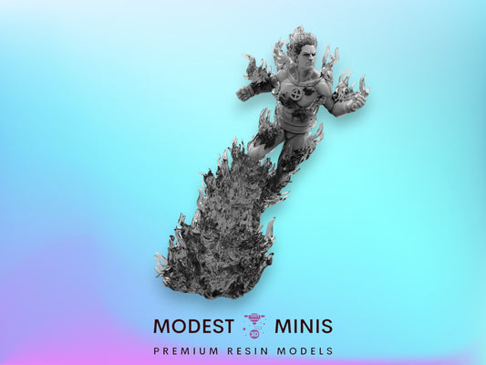 Flamin Hot A Human Torch- 40mm  Miniature | Crisis Protocol Proxy | Trident