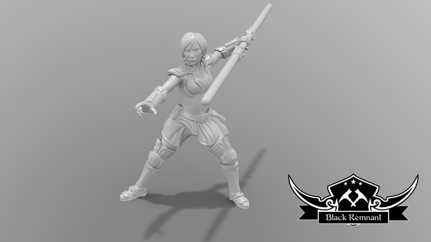 Ancient Mystical Warrior Leader - 28mm - 40mm Scale | Star Wars Legion Mini