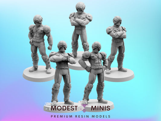 Papz Henchmen - Resin Cyberpunk Miniature  | Papsikels
