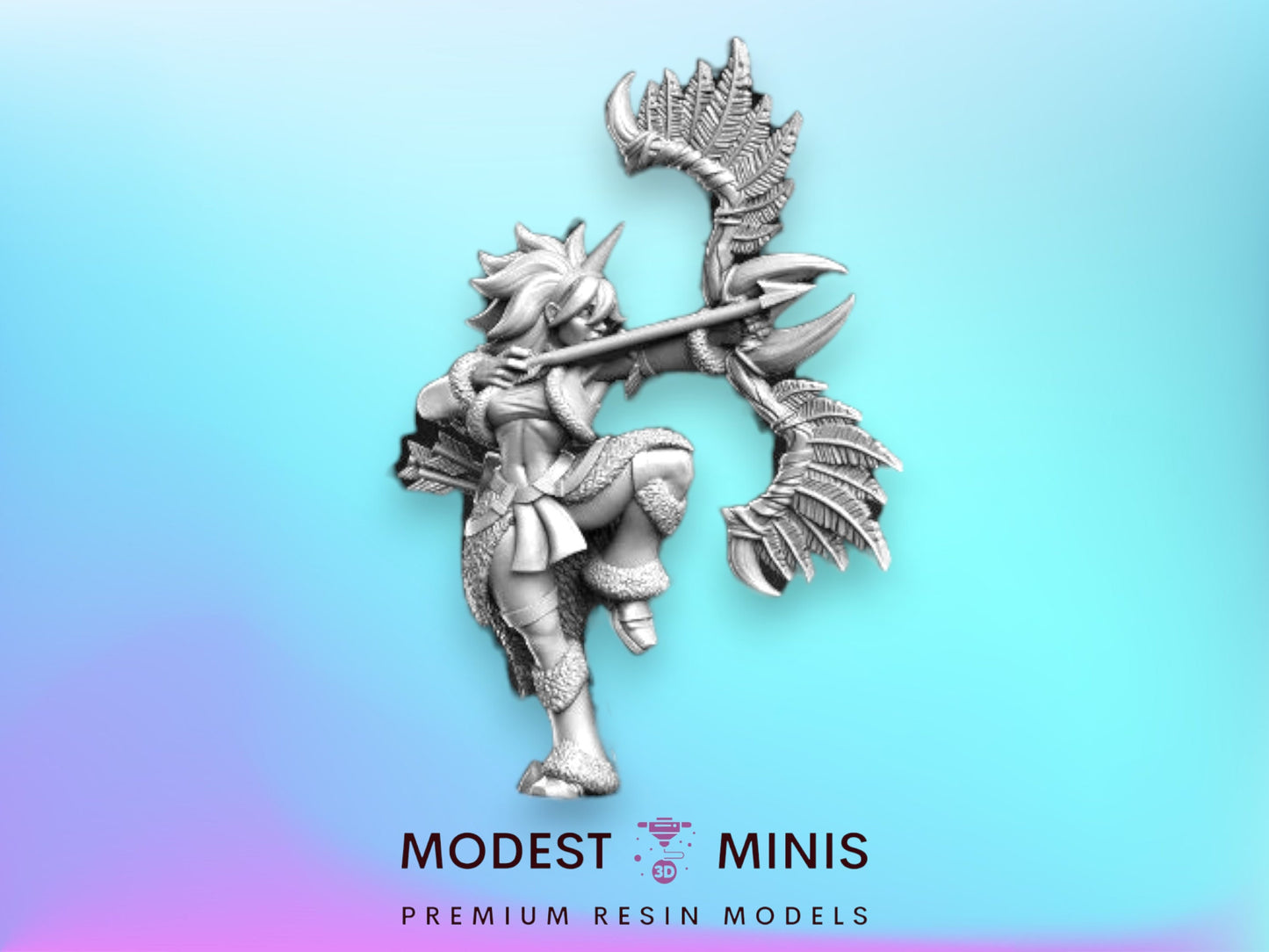 Kira Female Ranger - 32mm Scale DnD Miniature | Dungeons and Dragons | JRPG Mini - RN Estudio