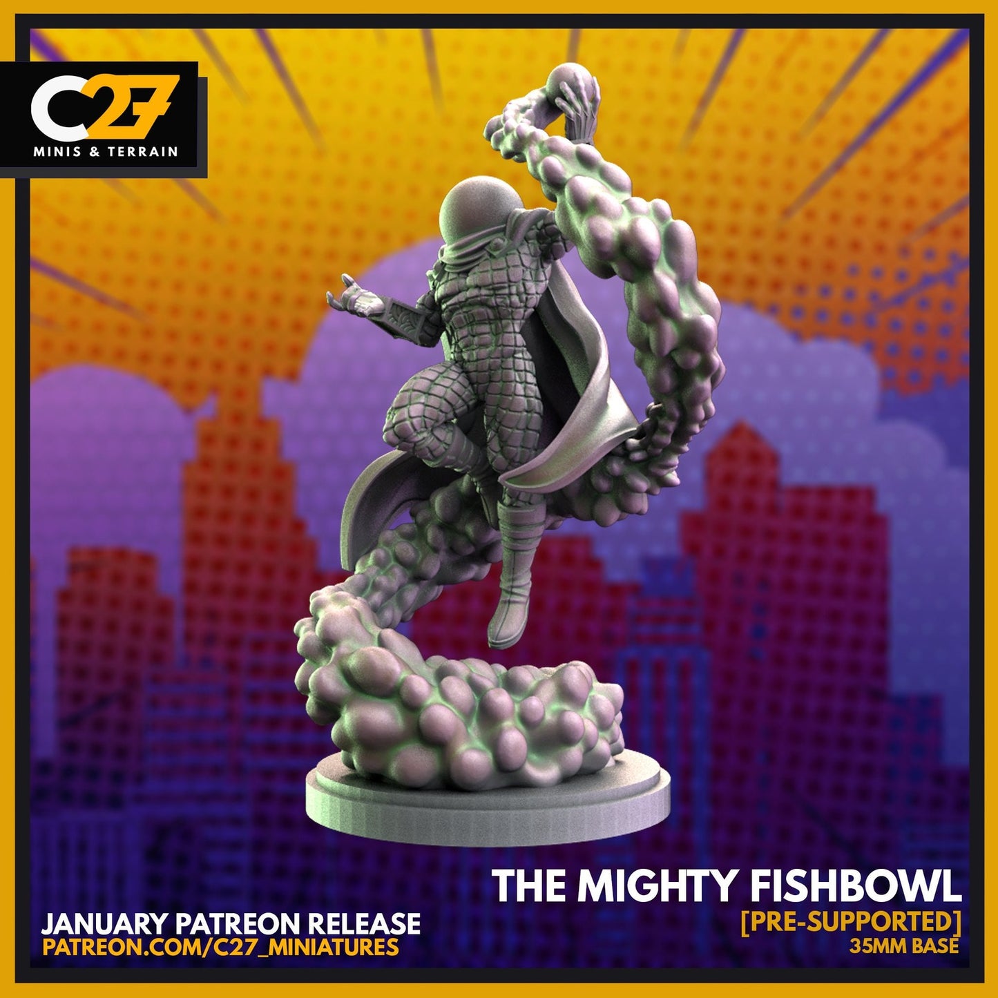 Mighty Fishbowl - 32mm - 40mm Mini | Crisis Protocol Proxy | C27