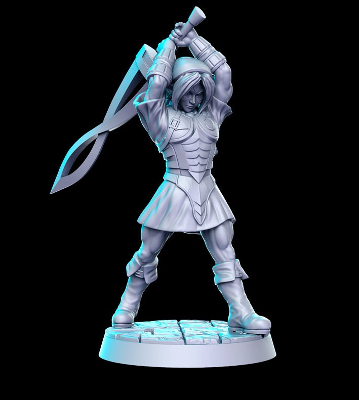 JRPG Fierce Deity Mask - 28mm 32mm Scale DnD Miniature | Dungeons and Dragons | RN Estudio