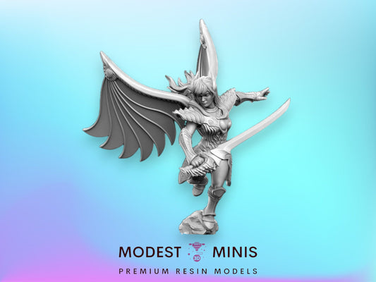 Legendary Winged Flower - 32mm Scale DnD Miniature | Dungeons and Dragons | JRPG Mini - RN Estudio
