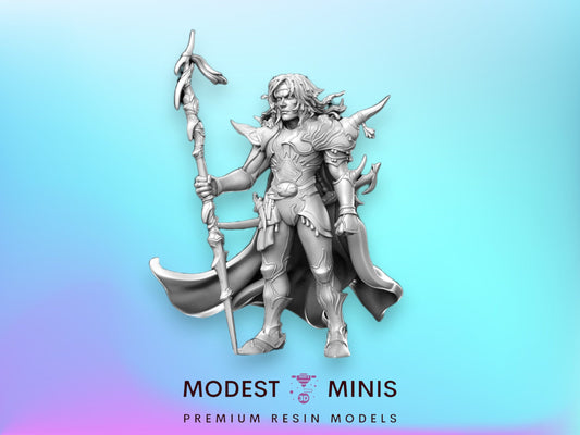FF Paladin - 28mm 32mm Scale DnD Miniature | Dungeons and Dragons | RN Estudio