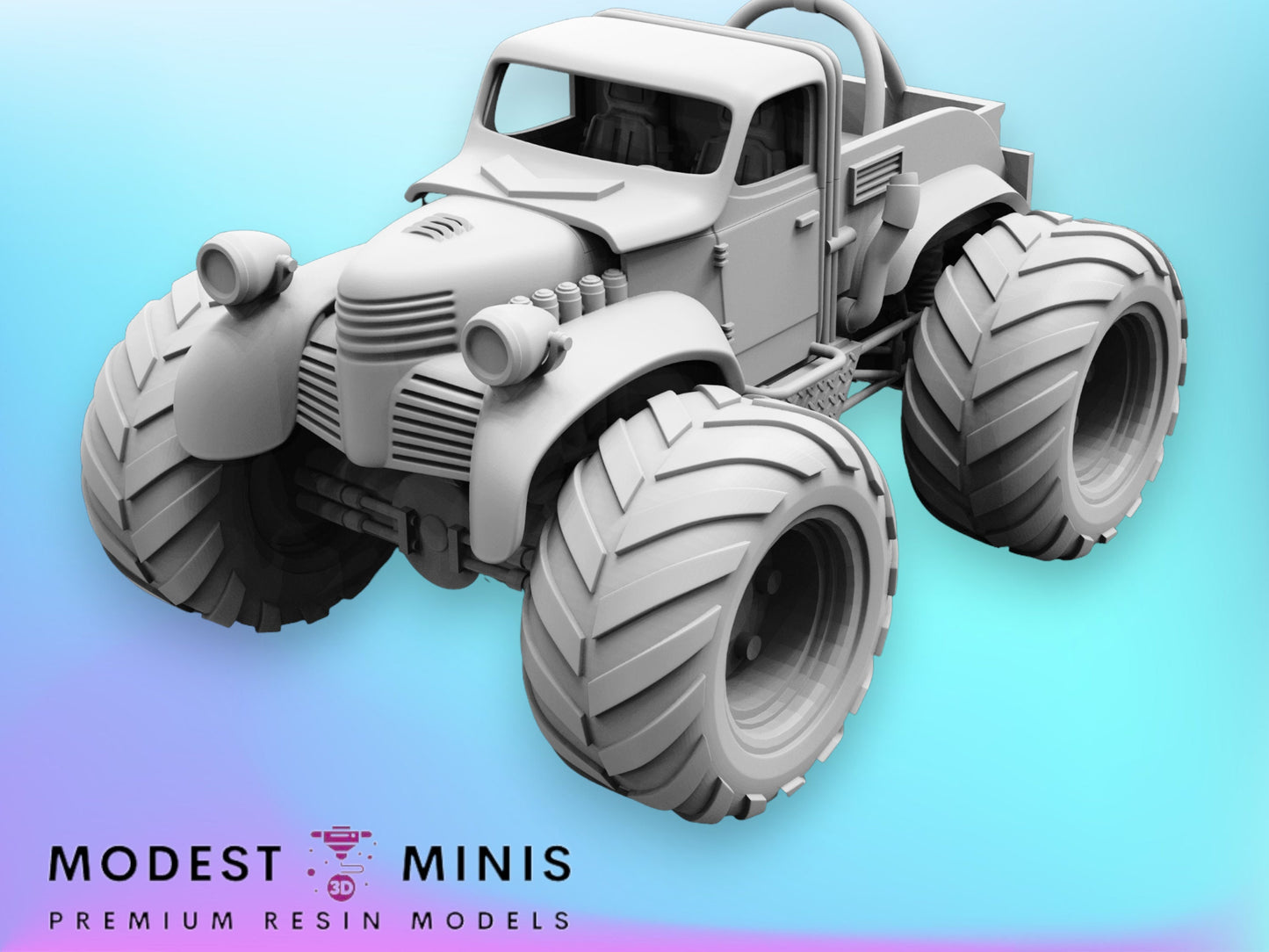Nomad Cyber Car Extumpler | 28mm - 40mm Scale | Survivor Terrain | Fantasy Scatter | Sci Fi Terrain | Superhero