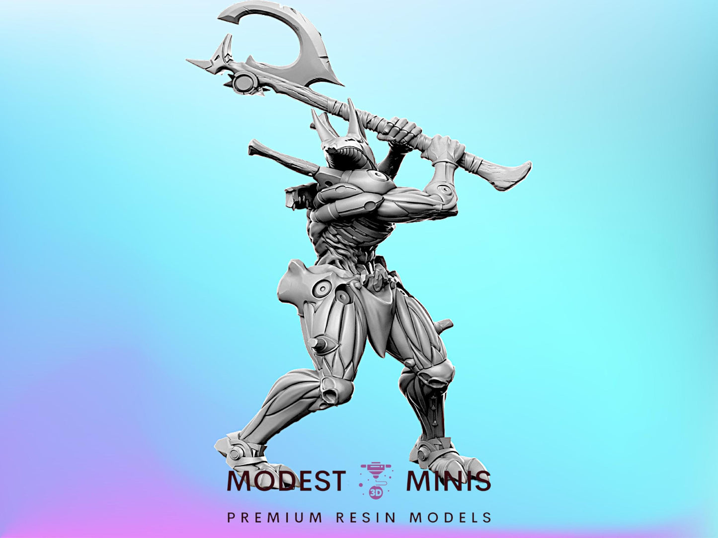 RN Cyberpunk 2 - Resin Cyberpunk Miniature  |  | RN Estudio