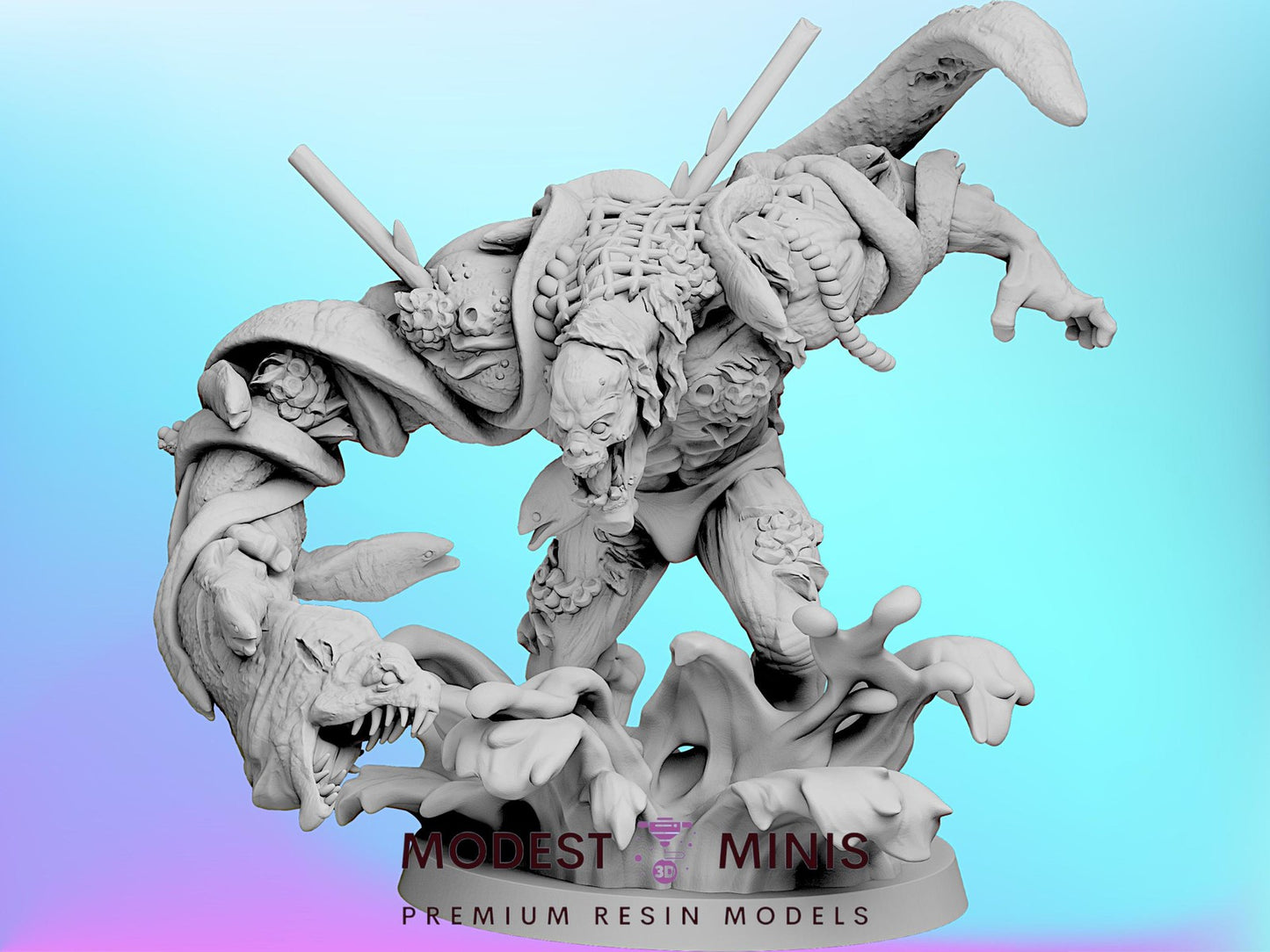 King Moray Zombie | 28mm - 100mm Scale Resin Mini | Zombicide  Vaultz