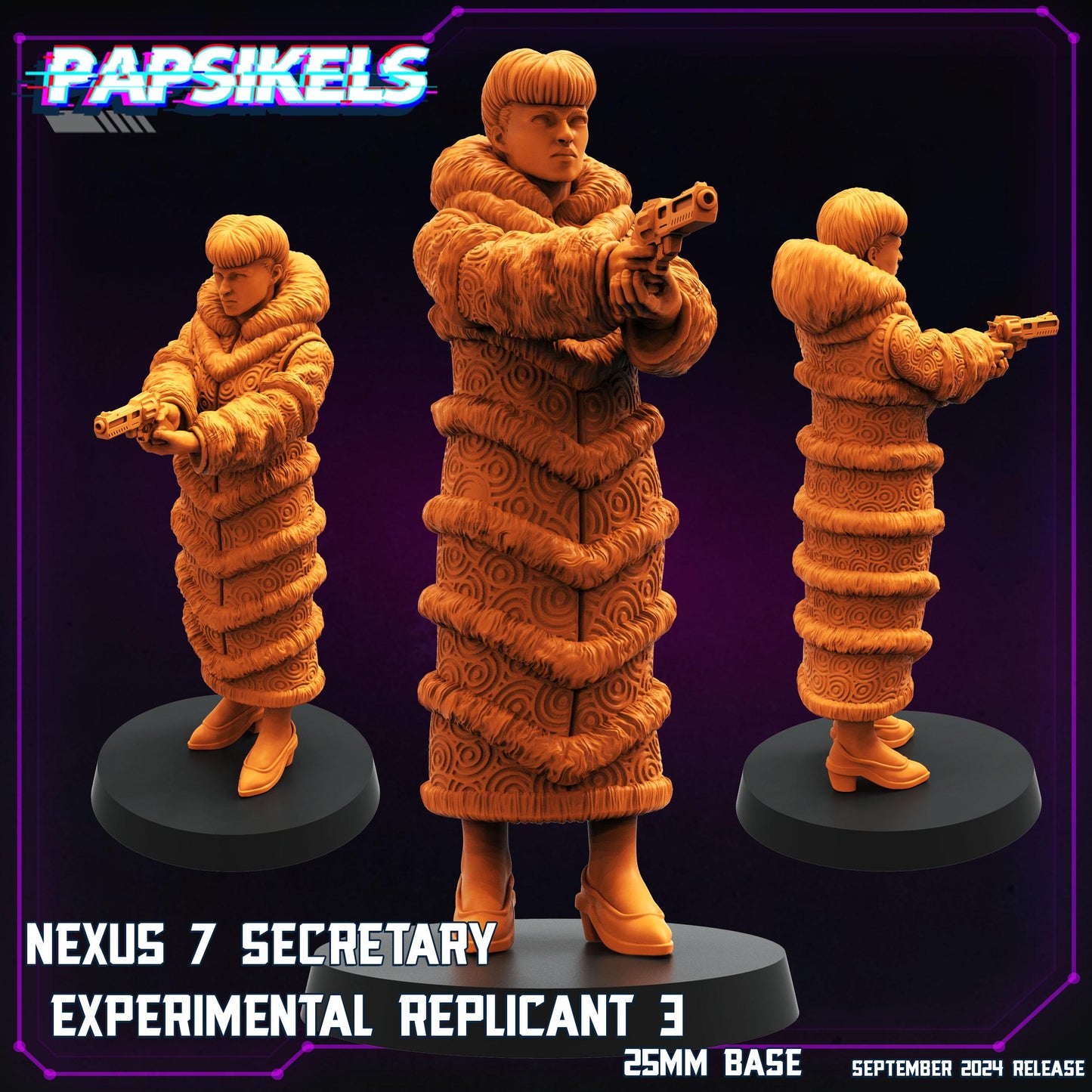 Nexus 7 Experimental Replicant - 28mm 32mm 40mm Scale Cyberpunk Miniature  |  Blade Runner | | Papsikels