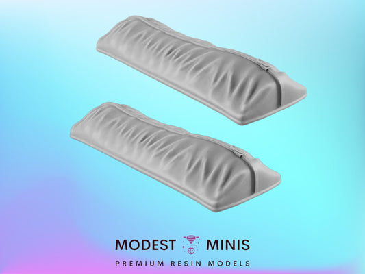 Body Bag set of 2 | 28mm - 54mm Scale | Survivor Terrain | Medical Scatter | Sci Fi Terrain | EC3D Badlands