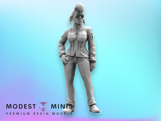 Corporate Counter Intel Operative - 32mm Scale Alien Miniature  | Batang City | Papsikels