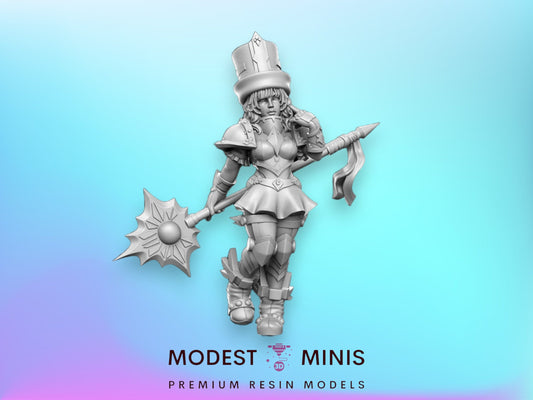 Balitha Guard Priest - 32mm Scale DnD Miniature | Dungeons and Dragons | JRPG Mini - RN Estudio