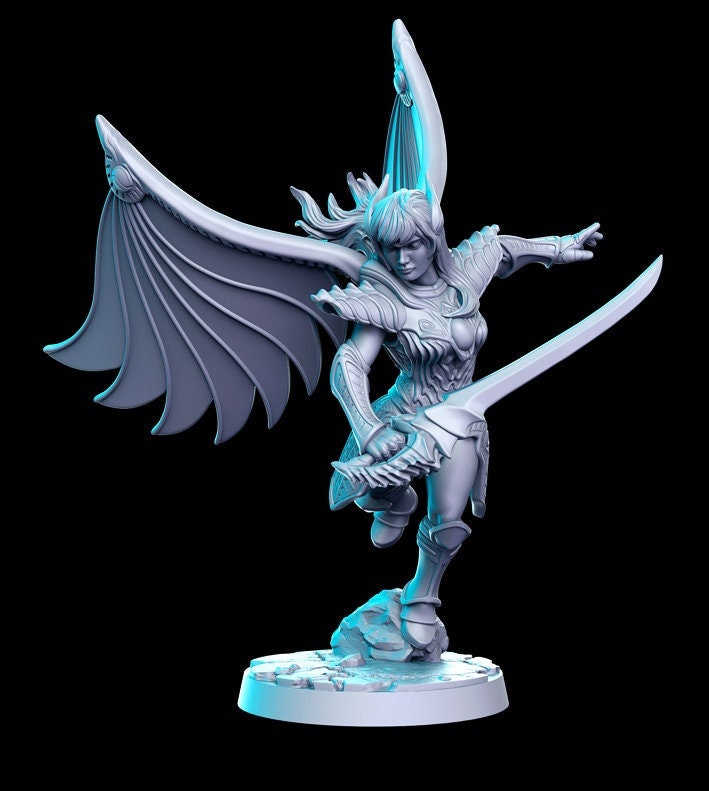 Legendary Winged Flower - 32mm Scale DnD Miniature | Dungeons and Dragons | JRPG Mini - RN Estudio