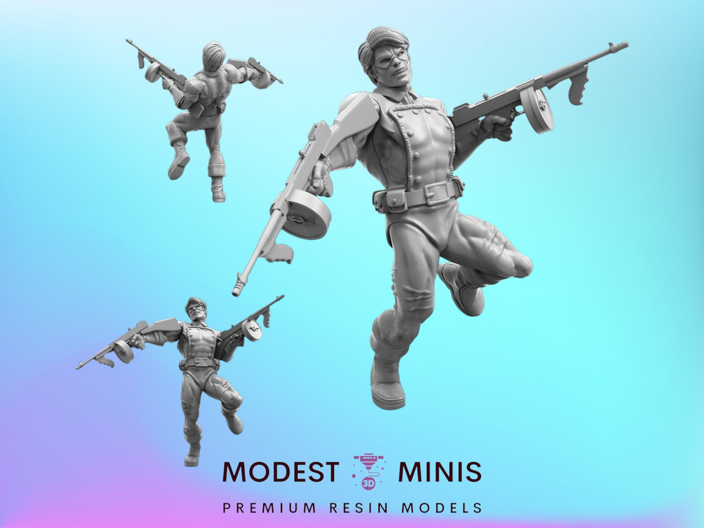 Classic Buck - 40mm  Miniature | Crisis Protocol Proxy | Trident