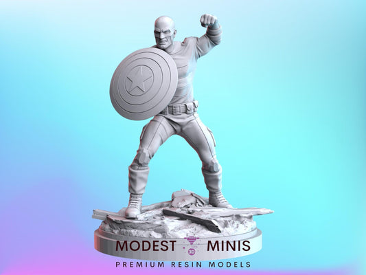 Patriot Enforcer - 32mm - 40mm Mini | DnD Mini | Superhero | C27