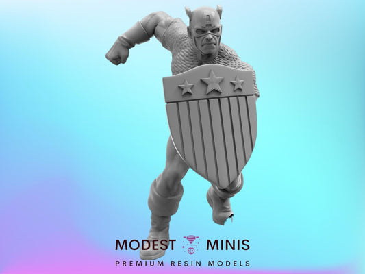 Stars and Stripes C - 40mm  Miniature | Crisis Protocol Proxy | Trident