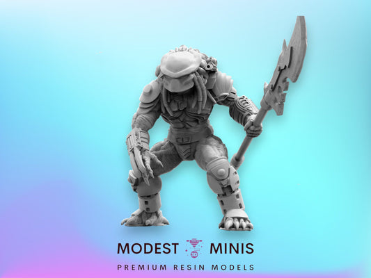 Chaser Skull Hunter - 32mm Scale Alien Miniature | RPG | Sci fi | Cyberpunk | Role Playing | DnD | Papsikel