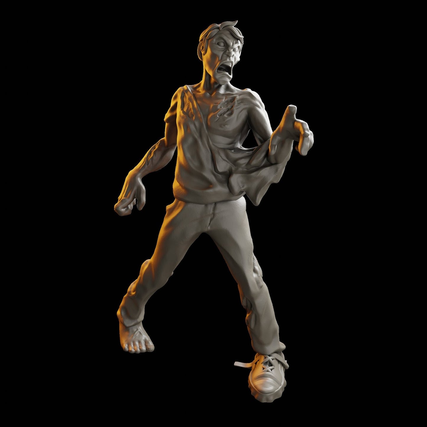 Zombie Walker 1 | 28mm - 100mm Scale Resin Mini | Zombicide | Vaultz