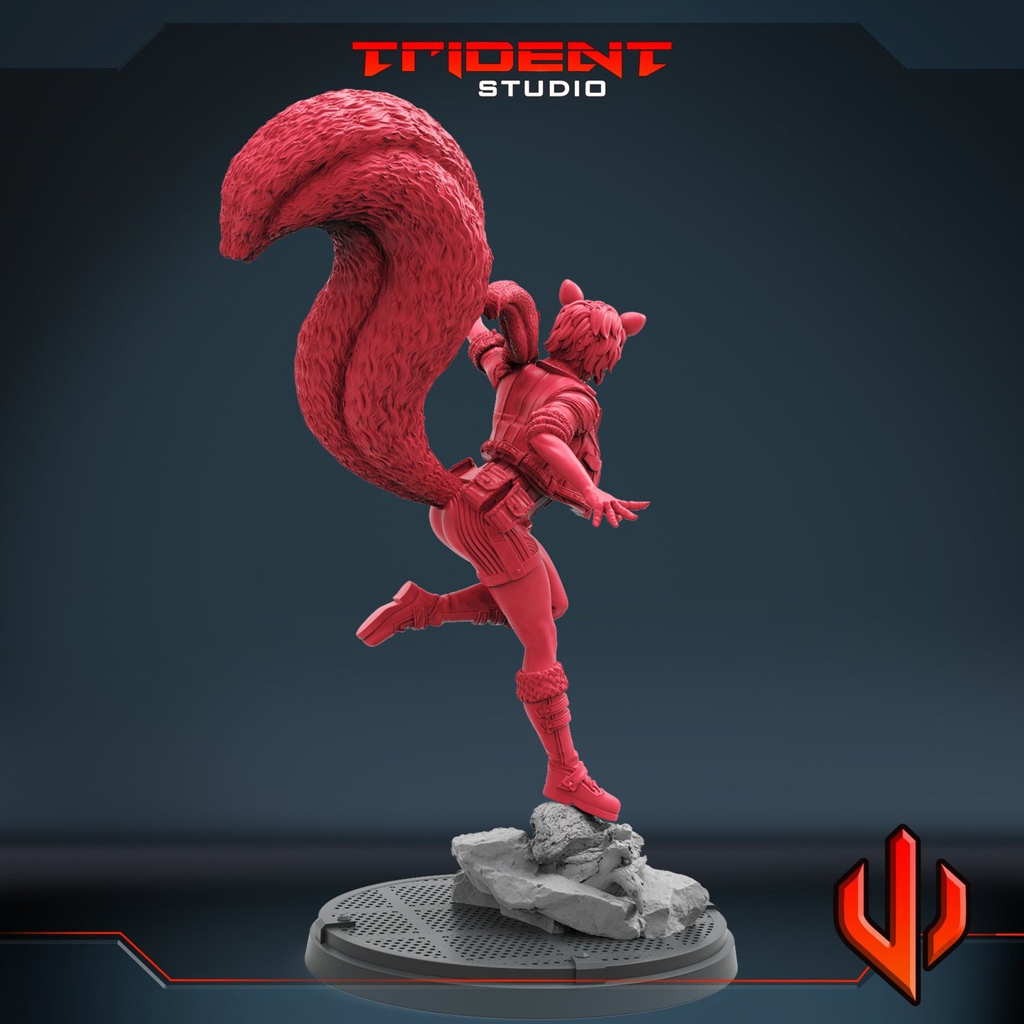 Unbeatable Squirrel Girl - 40mm  Miniature | Crisis Protocol Proxy | Trident