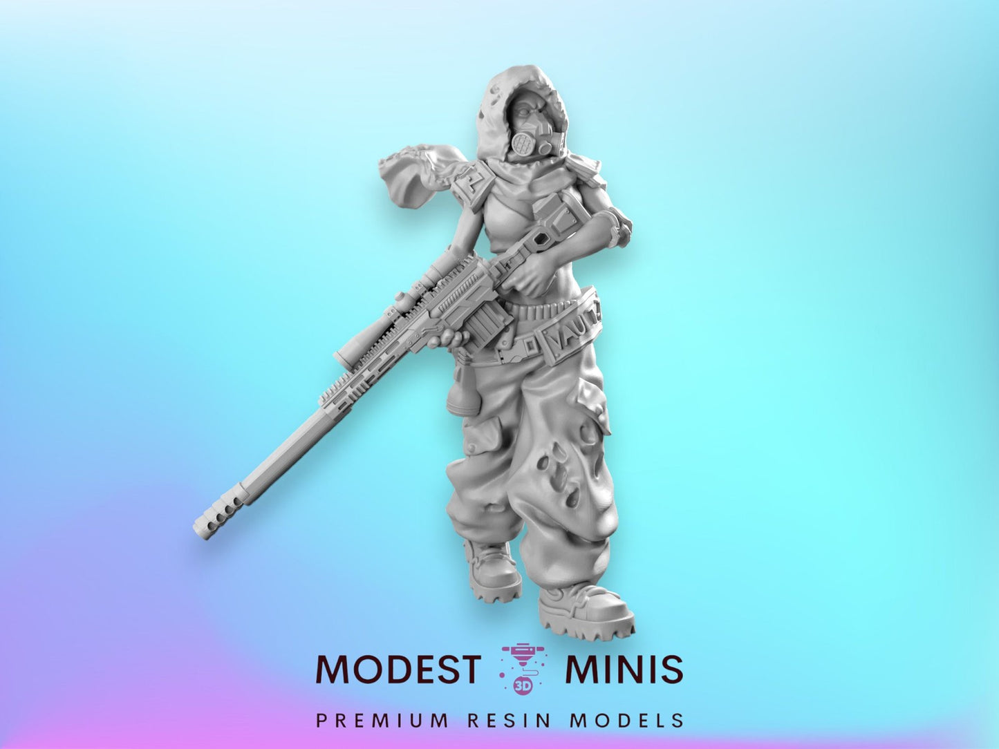 Survivor Owl Sniper | 28mm - 100mm Scale Resin Mini | Zombicide | Vaultz