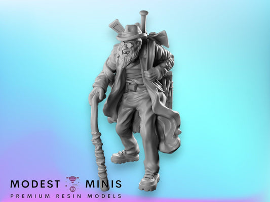 Survivor Merchant Apocalypse | 28mm - 100mm Scale Resin Mini | Zombicide | Vaultz