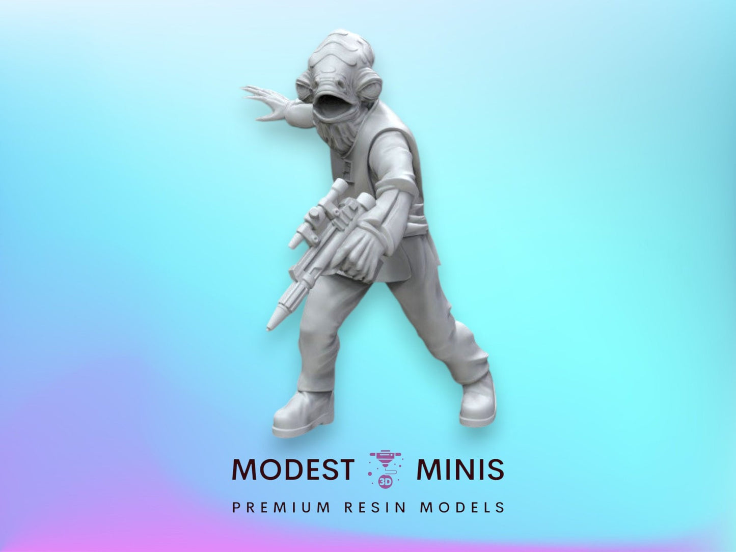 Fish Admiral - 28mm - 40mm Scale | Star Wars Legion Mini