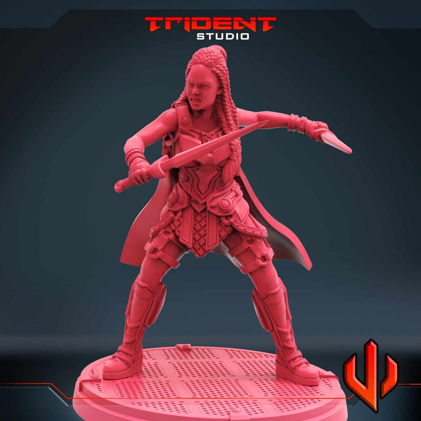Norse Angel C - 40mm  Miniature | Crisis Protocol Proxy | Trident