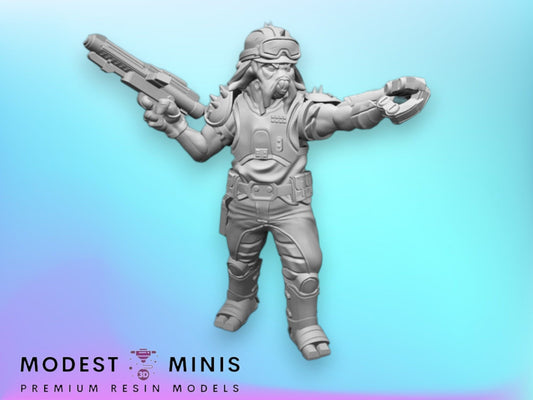 Poulp Pirate Leader - 28mm - 40mm Scale | Star Wars Legion Mini