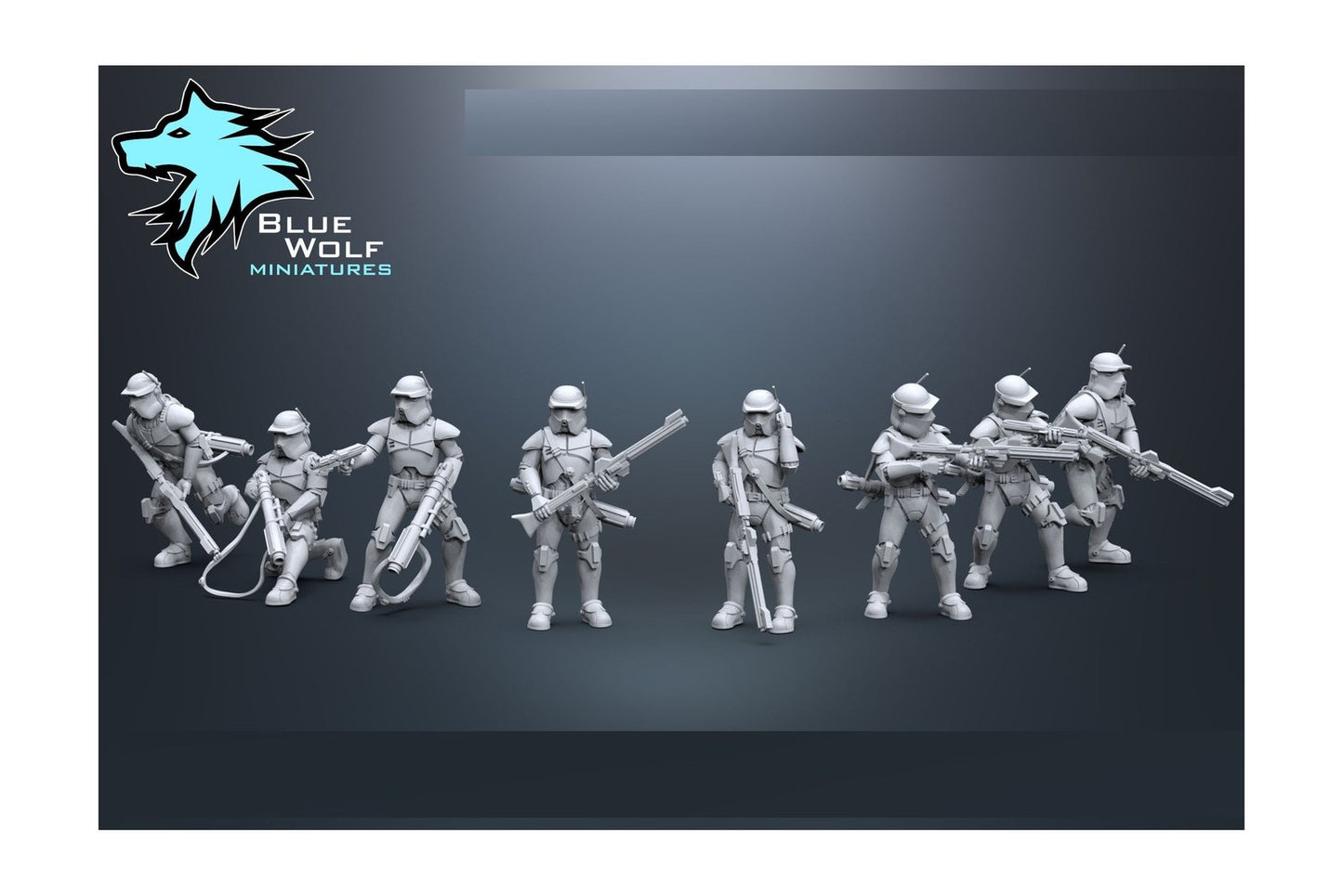 8pc AT-RT Drivers  - 28mm - 40mm Scale | Star Wars Legion Mini