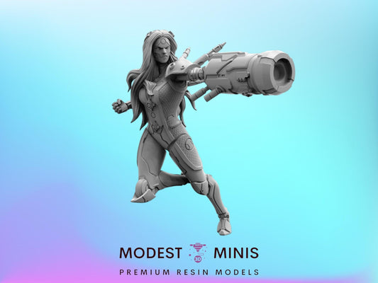 Omega Bot - Sentinel 40mm  Miniature | Crisis Protocol Proxy | Trident