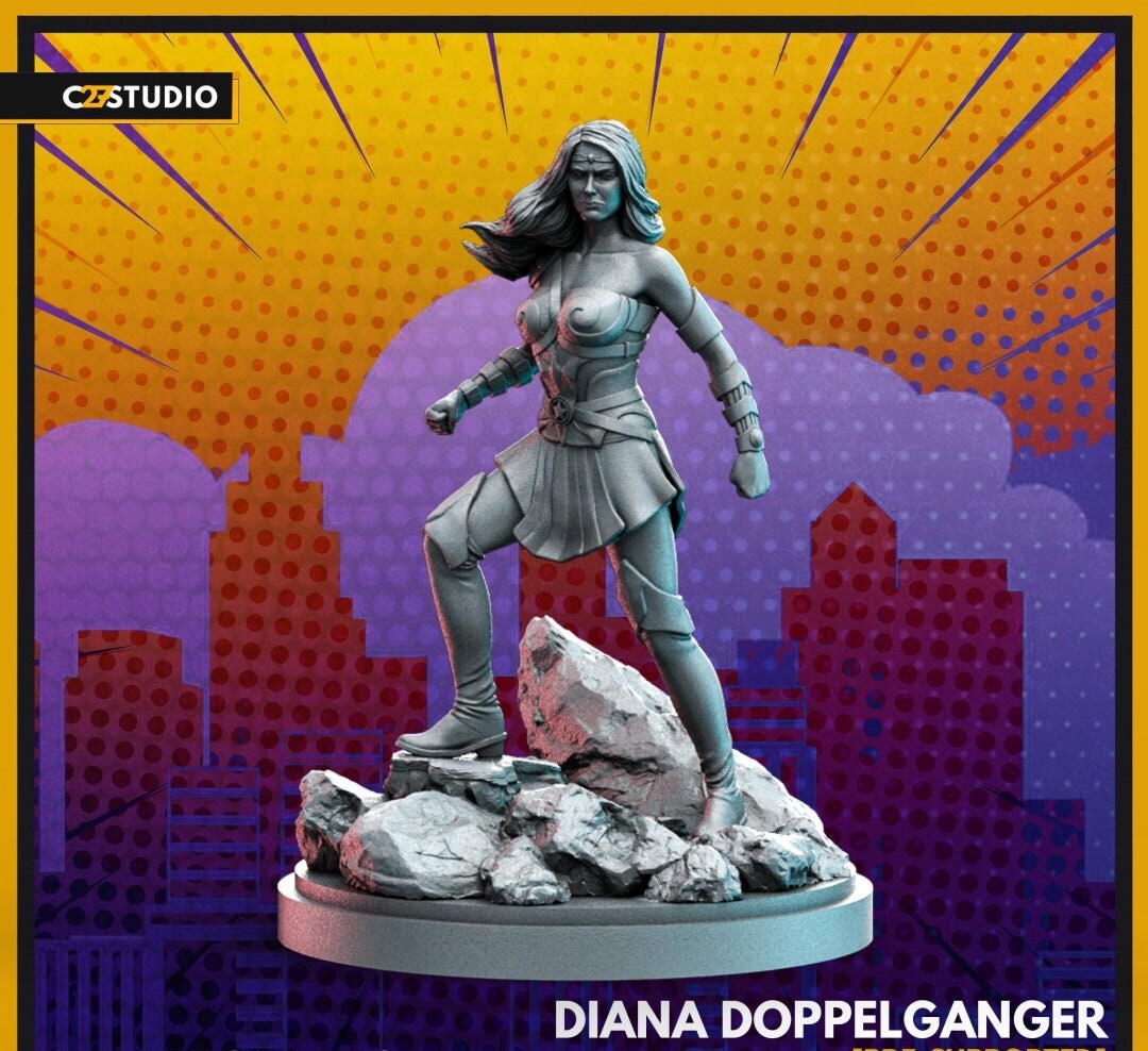 Diana Doppleganger - 32mm - 40mm Mini | Crisis Protocol Proxy | C27
