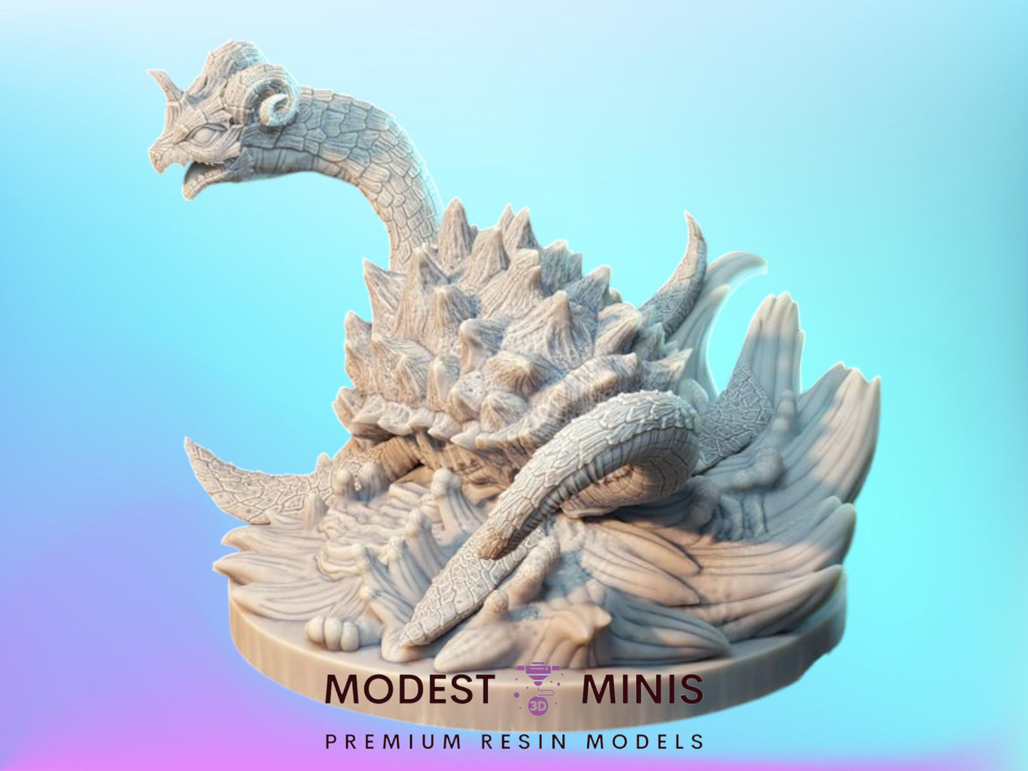 Nessy - Resin Kaiju Minis | Dungeons and Dragons Mini | Sci Fi | Fantasy Resin