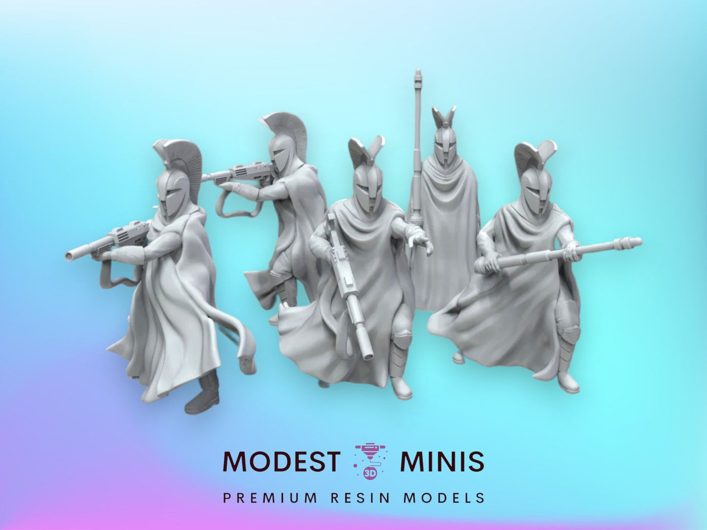 5pc Senate Guards Squad - 28mm - 40mm Scale | Star Wars Legion Mini