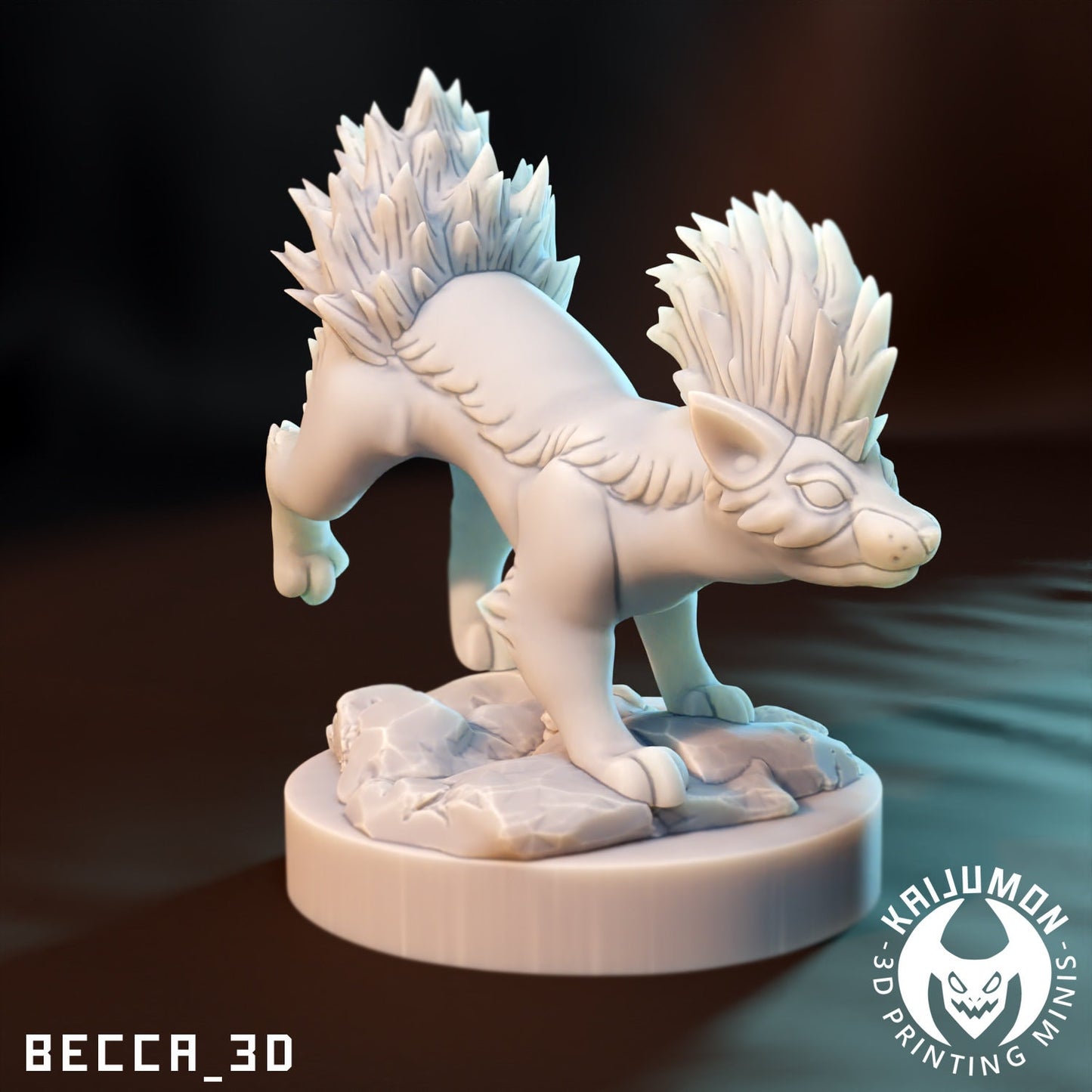 Fire Mouse - Resin Kaiju Minis | Dungeons and Dragons Mini | Sci Fi | Fantasy Resin