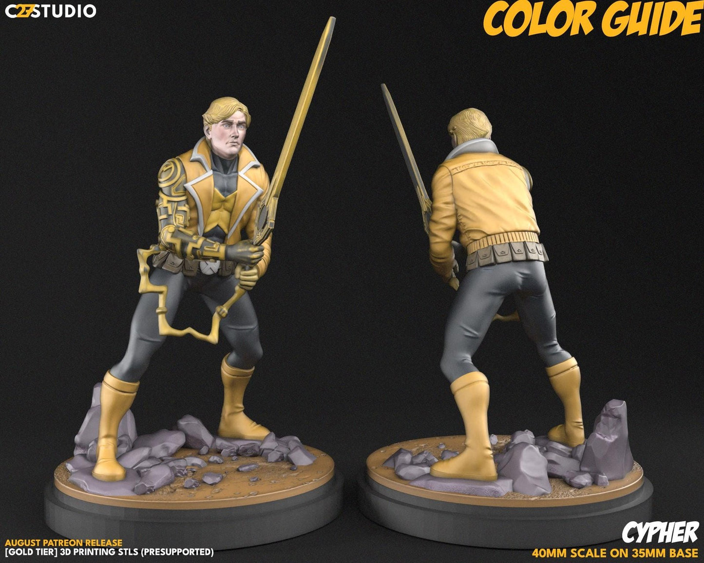 Enigma - 32mm - 40mm Mini | DnD Mini | Superhero | C27