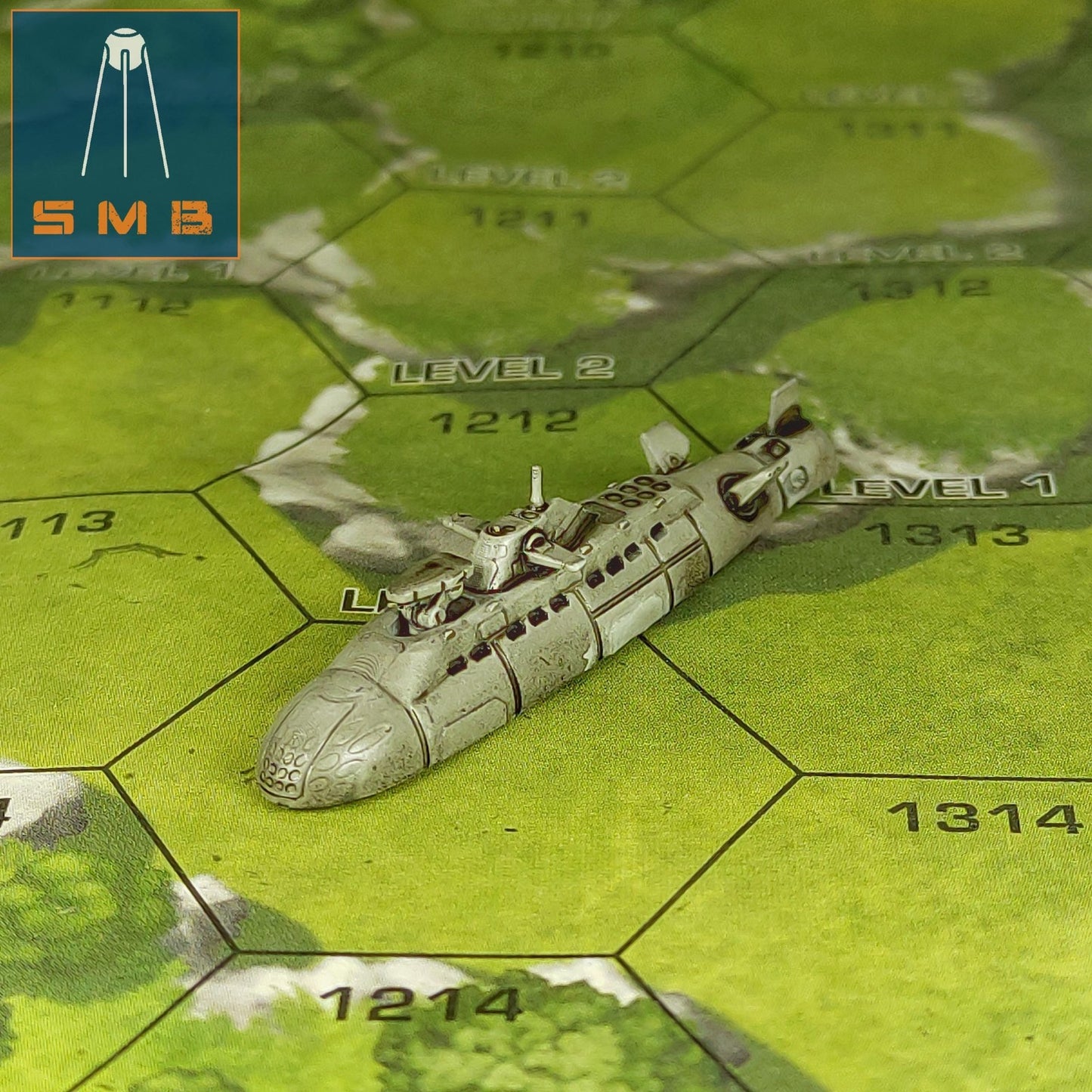 Submarine N | 1:265 | 285 | 6mm Battletech Scale | Sir Mortimer