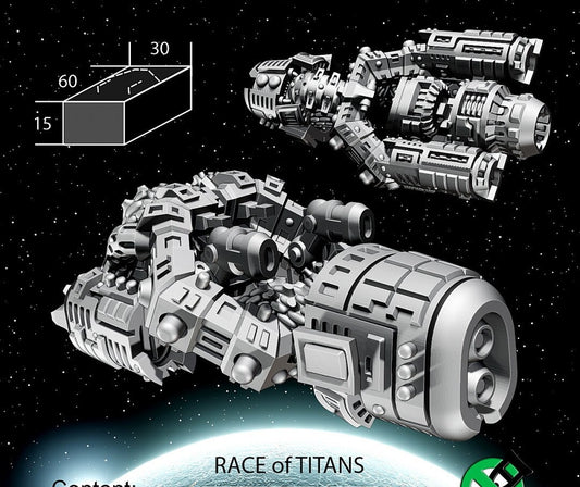 Titans Flagship - Twilight Imperium | Fleetscale | Starfinder | Billion Suns | Starmada | Firefly | Terra Conflict