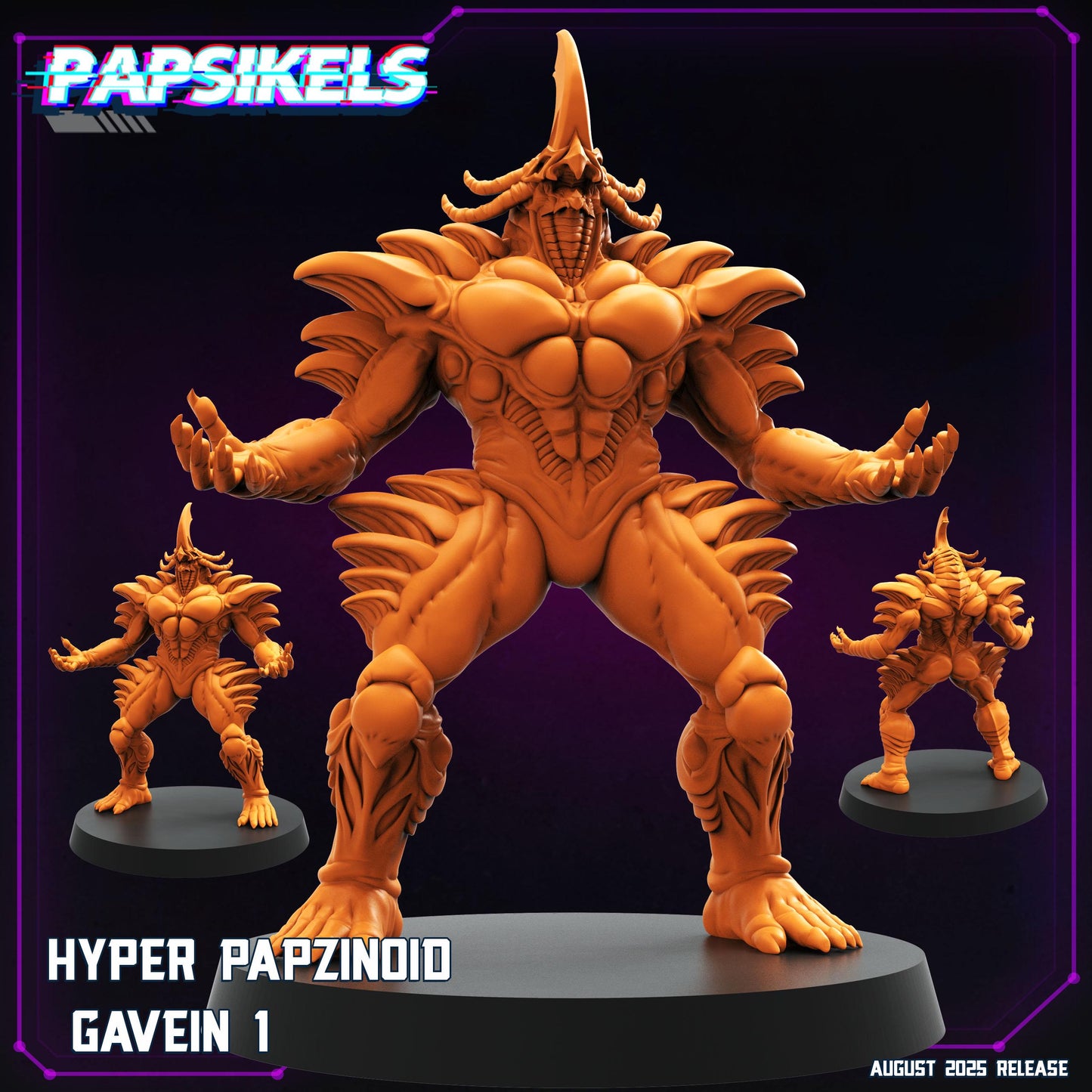 Hyper Papsinoid Gavein - Resin Cyberpunk Miniature  | Papsikels