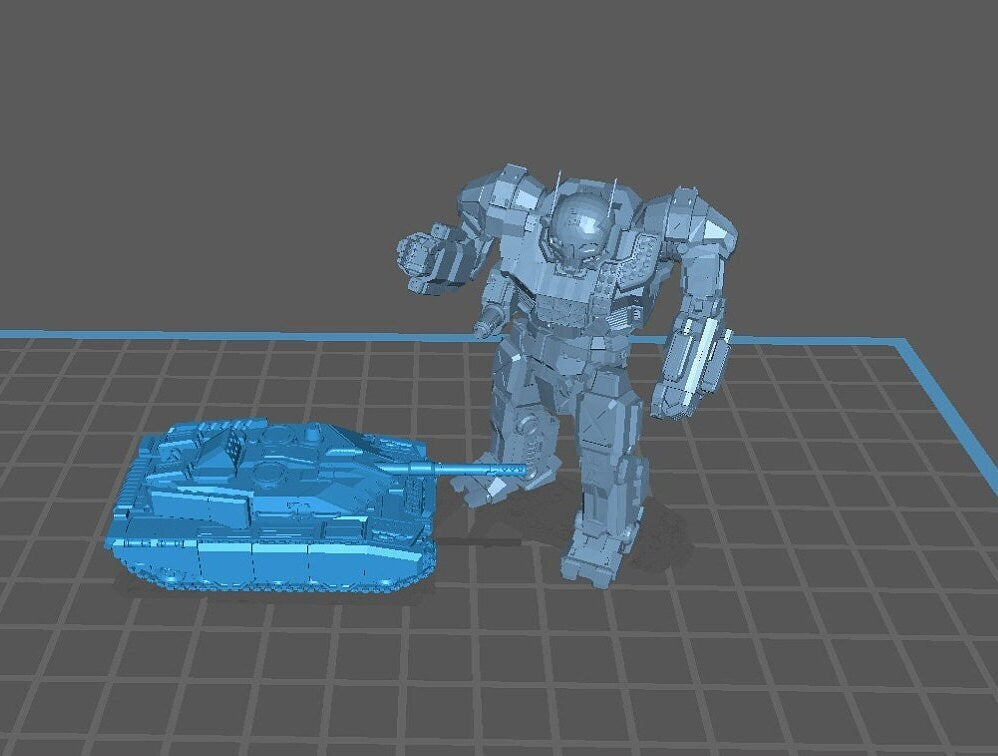 Leo3A11 Heavy Tank | 1:265 | 6mm Battletech Scale | Mecha | Sir Mortimer