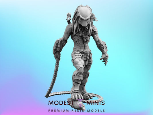 Whip Wulfen Skull Hunter - 32mm Scale Alien Miniature | RPG | Sci fi | Cyberpunk | Role Playing | DnD | Papsikel Skull Hunters