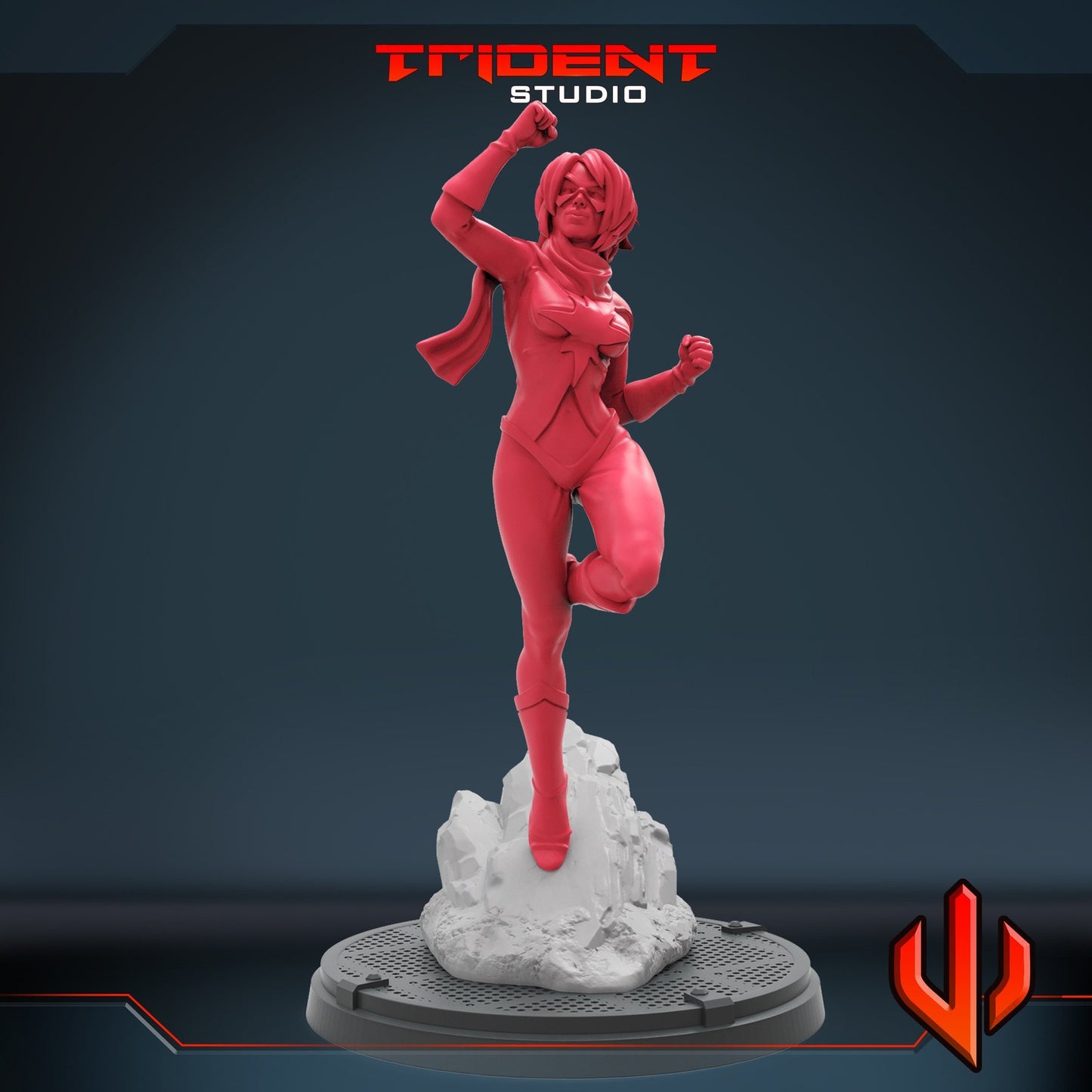 Classic Ms Marvelous A - 40mm  Miniature | Crisis Protocol Proxy | Trident
